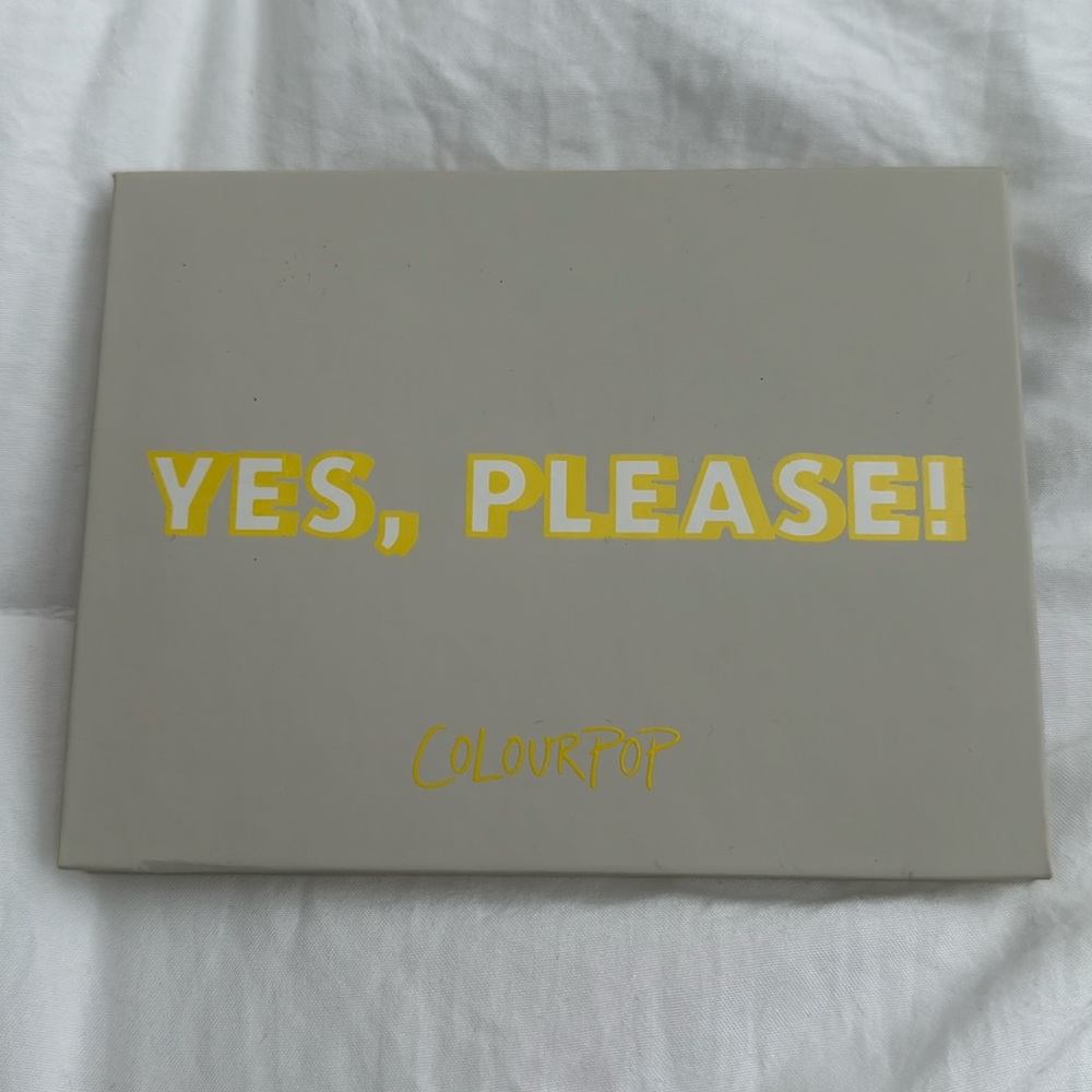 YES, PLEASE by COLOURPOP eyeshadow palette